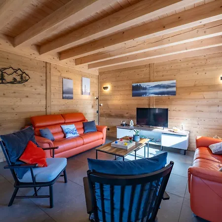 Paisible 3 Etoiles Sauna, Cheminee, Terrasse Sud, Vue Montagne, Bois & Pierre Authentique Et Confort Moderne Шале Ла-Бресс