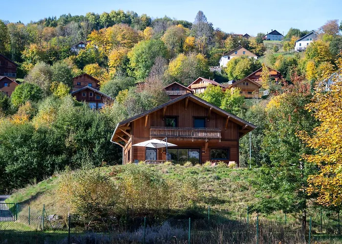 Paisible 3 Etoiles Sauna, Cheminee, Terrasse Sud, Vue Montagne, Bois & Pierre Authentique Et Confort Moderne Horská chata La Bresse